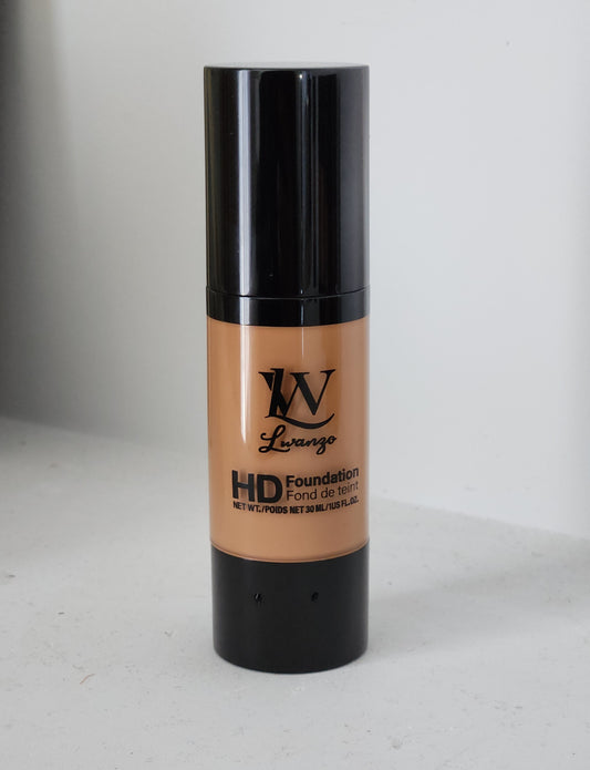 Lwanzo HD Liquid Foundation – Caramel (30 ml)